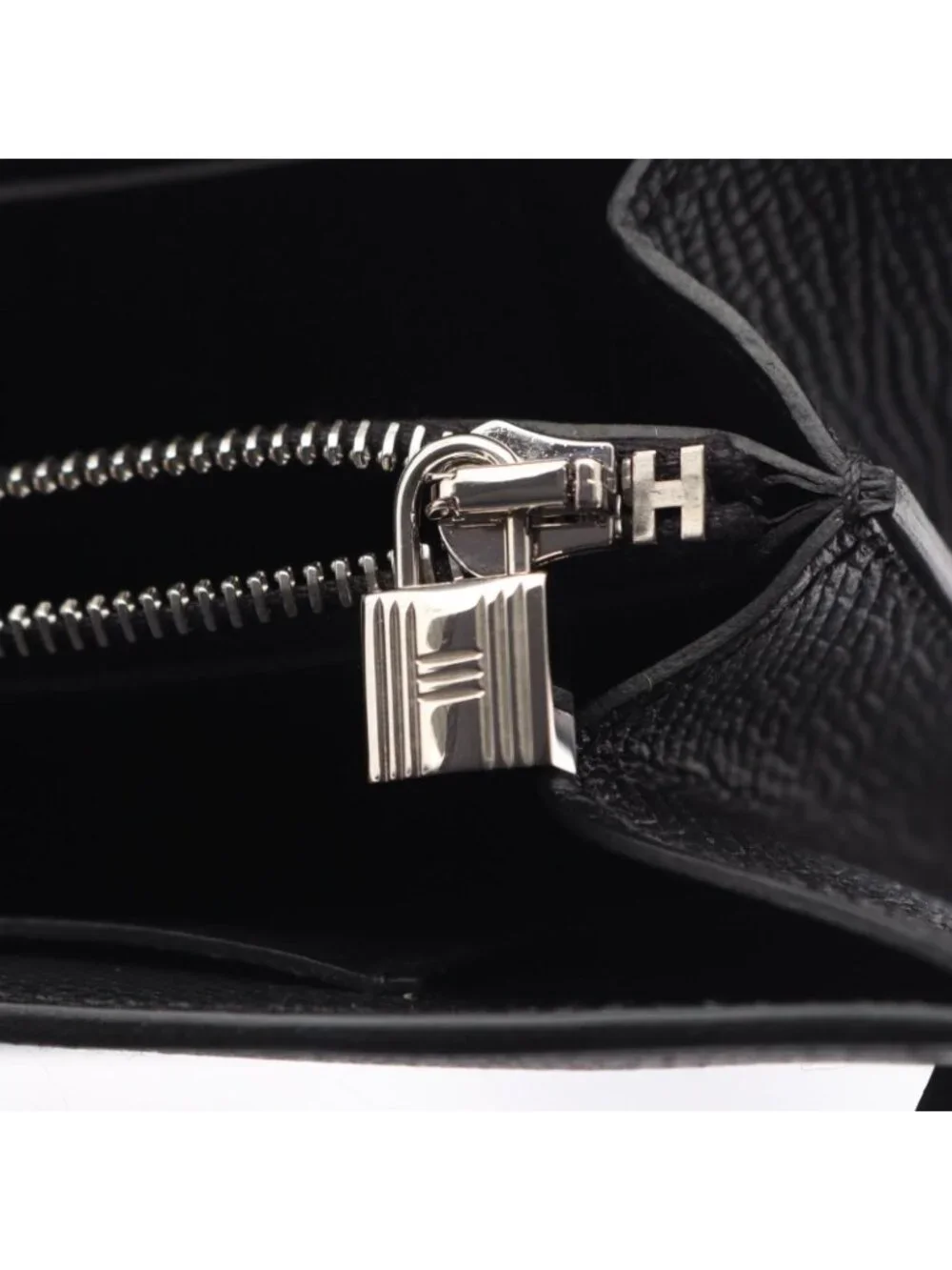 Hermes Shoulder Bag Kelly to Go with Strap Black Long to Go Caval Flipper Ball